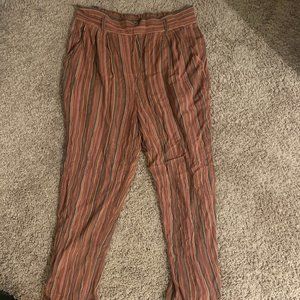 American Eagle striped flow pants